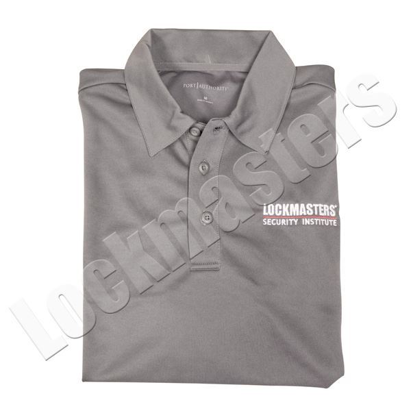 LSI Steel Gray Logo Performance Polo