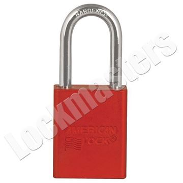 American Lock Red Anodized Aluminum Photo 