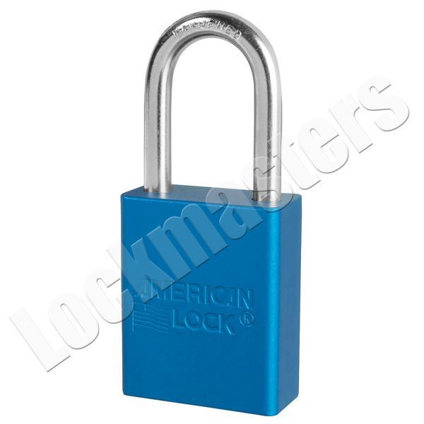 American Lock Blue Anodized Aluminum Photo 